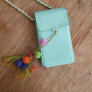 Over the shoulder wallet and phone holder!!